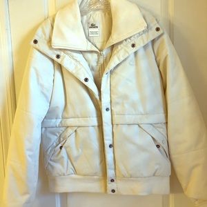 Lacoste winter jacket off white
